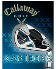 Callaway X-22 irons (side banner)