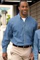 Port Authority Mens Long Sleeve Denim Shirts Tall sizes