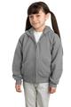 Port & Company Youth Full-Zip Hooded Sweatshirt