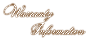Warranty Information