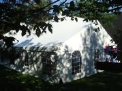30x60 High Peak Keder tent with window sidewalls