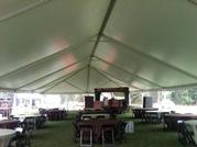 40'X100' FRAME TENT - INSIDE VIEW
