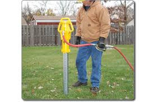 Pneumatic Fence Post Driver Rental